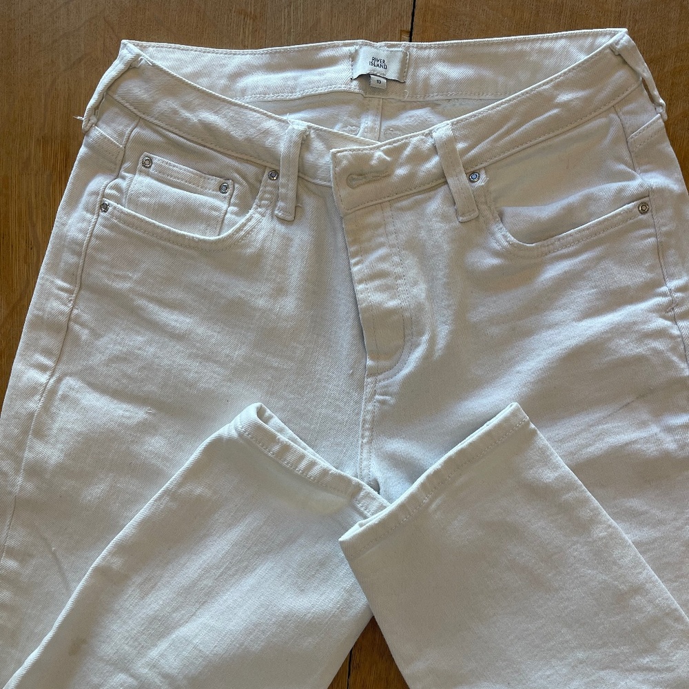 River Island White Jeans